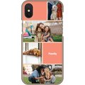 Caseable Hard Shell Personalized Phone Case, Grid, Apple iPhone X/Apple iPhone XS