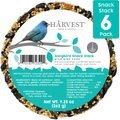 Harvest Seed & Supply Songbird Snack Stack Wild Bird Food, 9.25-oz cake, pack of 6