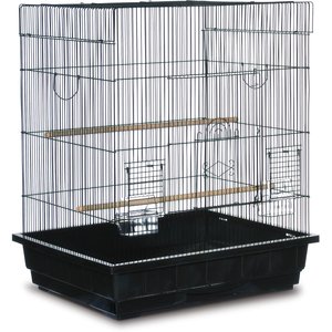 Prevue Pet Products Keet/Tiel Square Roof Bird Cage, Black