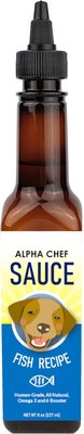 Alpha Chef SAUCE Fish Recipe Dog & Cat Food Topper, 8-oz bottle, slide 1 of 1