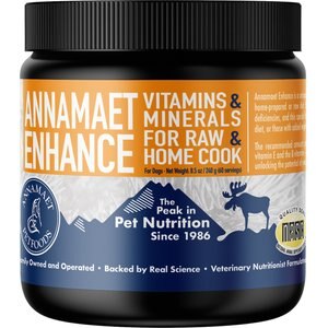 Annamaet Enhance Raw & Home Cook Meal Dog Vitamin & Mineral Supplement, 8.5-oz