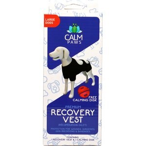 CALM PAWS Calming Recovery Dog Vest, Large