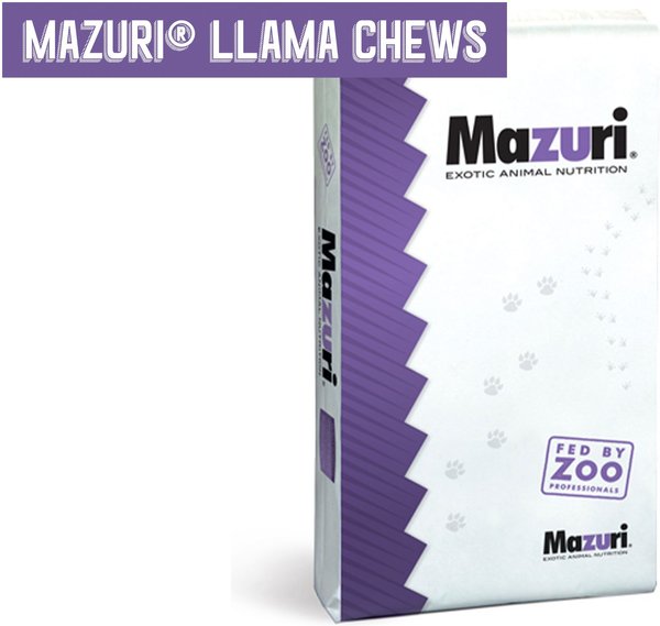 Mazuri Chews Mini Cube Llama Food, 50-lb bag slide 1 of 5