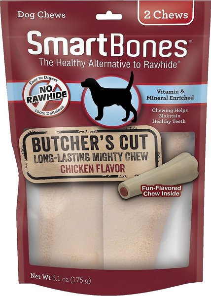 SmartBones Large Butcher's Cut Chicken Flavor Chews Dog Treats, 4 count slide 1 of 5