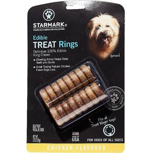 Starmark Edible Rings 1" Dog Treats, 32 count