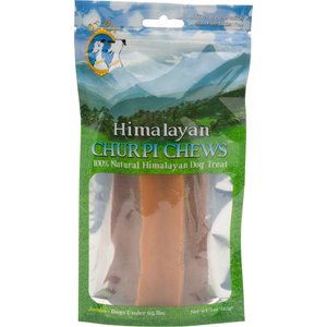 QT Dog Churpi Chews Natural Himalayan Yak Milk Dog Treats, Jumbo, 2 count