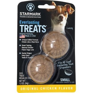 Starmark Everlasting Chicken Flavored Dog Treats, Small, 12 count