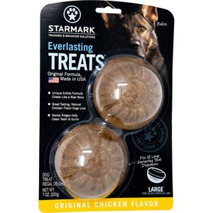 Starmark Everlasting Chicken Flavored Dog Treats, Large, 4 count