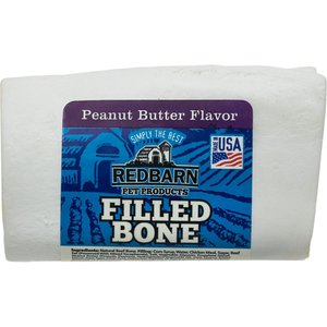 Redbarn Small Peanut Butter Filled Bones Dog Treats, 6 count