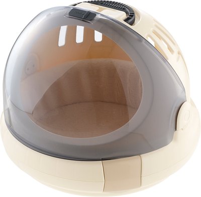Richell Space Capsule Dog & Cat Carrier & Bed, Beige, slide 1 of 1