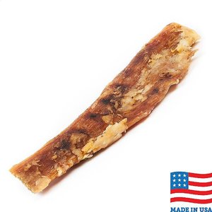 Bones & Chews Made in USA Crunchy Beef Strap Chews Dog Treat, 6 count