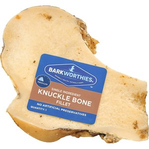 Barkworthies Beef Fillet Knuckle Bone Dog Treats, 4 count