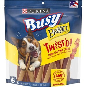 Purina Busy With Beggin' Twist'd Small/Medium Breed Dog Treats, 12 count