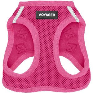 Best Pet Supplies Voyager Step-in Air Dog Harness, Fuchsia with Matching Trim, Small