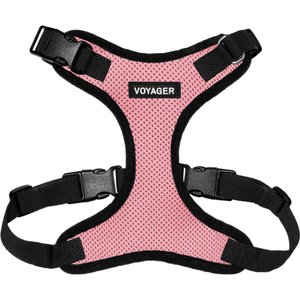 Best Pet Supplies Voyager Step-in Lock Dog Harness, Pink, Medium