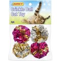 RUFFIN' IT Crinkle Ball Cat Toy, 4 count