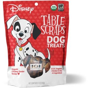 Disney Table Scraps Organic Chicken Tender Recipe Jerky Dog Treats, 5-oz bag