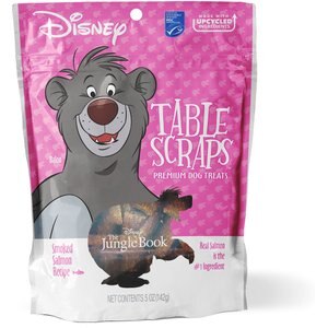 Disney Table Scraps Smoked Salmon Recipe Jerky Dog Treats, 5-oz bag