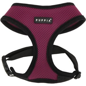 Puppia Soft Polyester Back Clip Dog Harness, Purple, X-Small: 7.5 to 9-in chest