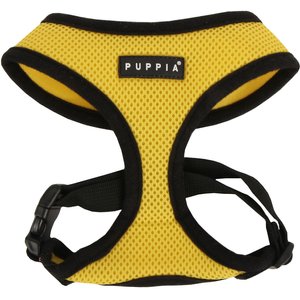 Puppia Soft Polyester Back Clip Dog Harness, Yellow, Large: 20 to 29-in chest