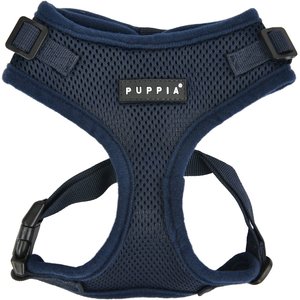 Puppia RiteFit Polyester Back Clip Dog Harness, Navy, Small: 13.0 to 19.0-in chest