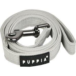 Puppia Two-Tone Polyester Dog Leash, Light Grey, Small: 3.81-ft long, 0.4-in wide