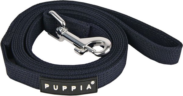 Puppia Two-Tone Polyester Dog Leash, Navy, Small: 3.81-ft long, 0.4-in wide slide 1 of 2
