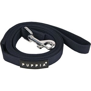 Puppia Two-Tone Polyester Dog Leash, Navy, Small: 3.81-ft long, 0.4-in wide