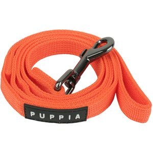 Puppia Two-Tone Polyester Dog Leash, Orange, Large: 4.59-ft long, 0.8-in wide