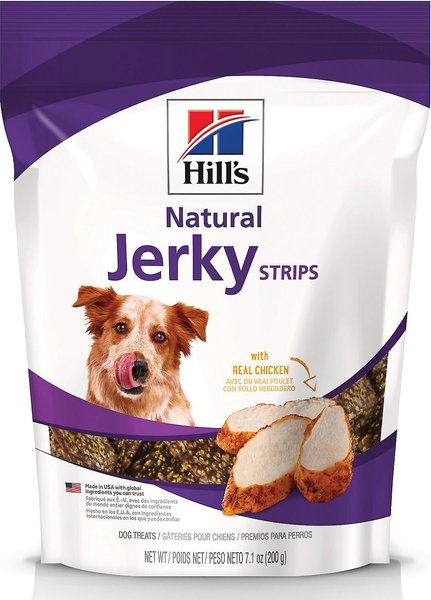 Hill's Natural Jerky Strips with Real Chicken Dog Treats, 7.1-oz bag, bundle of 2 slide 1 of 7