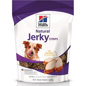 Hill's Natural Jerky Strips with Real Chicken Dog Treats, 7.1-oz bag, bundle of 2