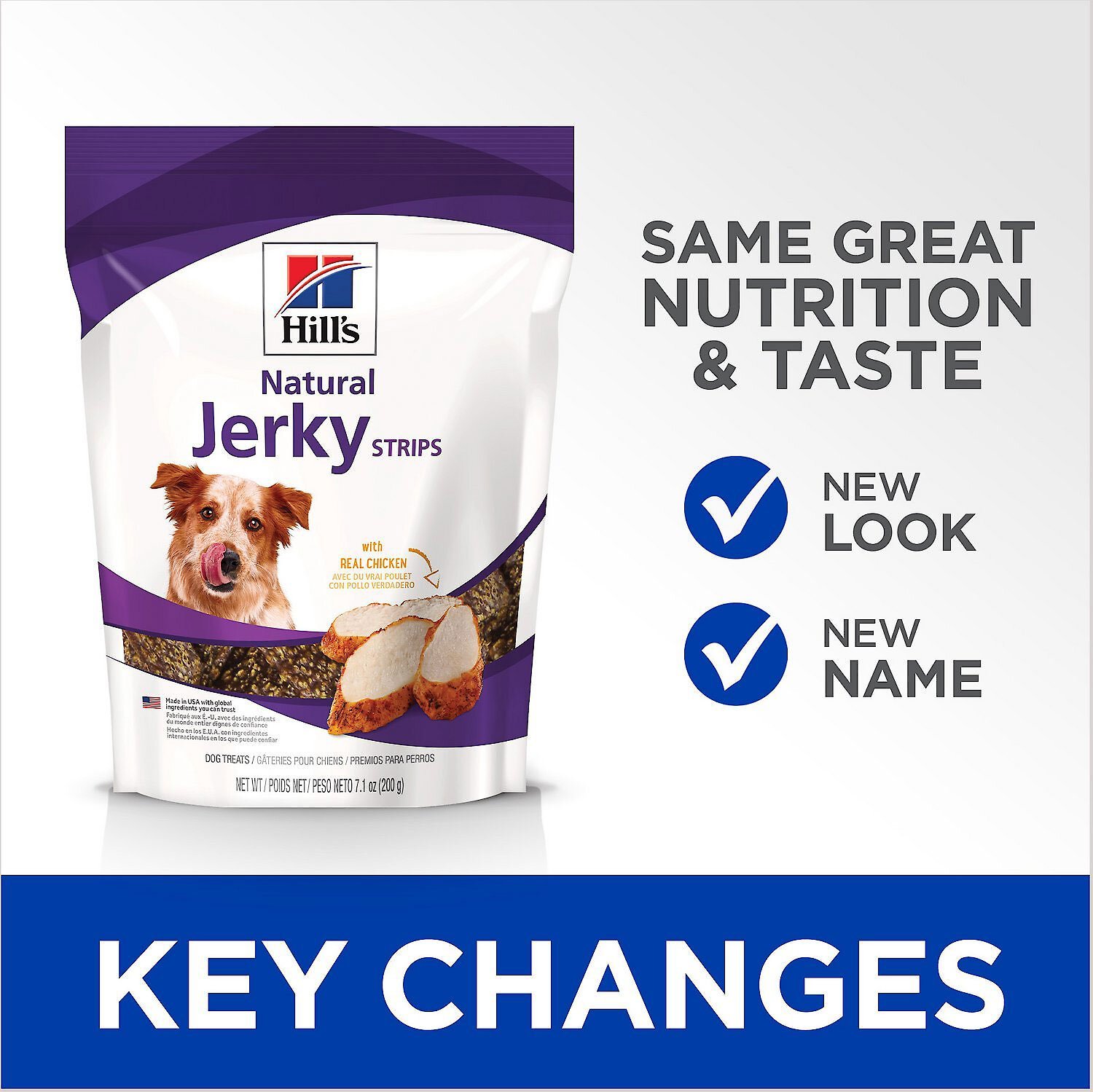 Hill's Science Diet Chicken Jerky Strips Dog Treats 7.1 oz bag 