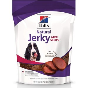 Hill's Natural Jerky Mini-Strips with Real Beef Dog Treats, 7.1-oz bag, bundle of 2