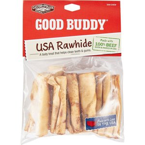 Castor & Pollux Good Buddy USA Rawhide Mini Rolls Dog Treats, 10-pack, bundle of 2