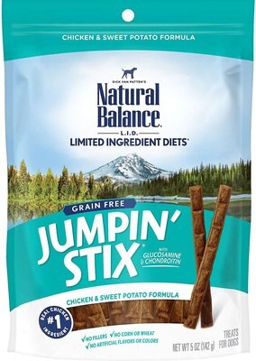 Natural Balance Limited Ingredient Diets Jumpin’ Stix Chicken & Sweet Potato Formula Dog Treats, slide 1 of 1