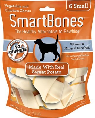 SmartBones Small Sweet Potato Chews Dog Treats, slide 1 of 1