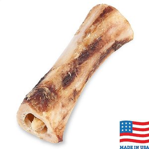 Bones & Chews Made in USA Roasted Marrow Bone 6" Dog Treat, 2 count