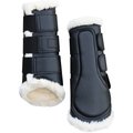 Gatsby Synthetic Faux Sheepskin Horse Boots, Horse