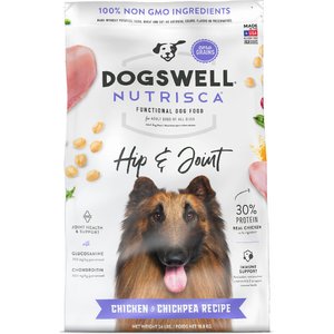 Dogswell Hip & Joint Chicken & Chickpea Recipe Dry Dog Food, 24-lb bag