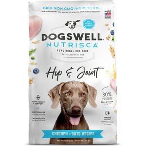 Dogswell Hip & Joint Chicken & Oats Recipe Dry Dog Food, 12-lb bag