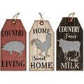 Design Imports Tag Farmhouse Signs Set, 3 count