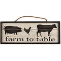 Design Imports Farm To Table Farmhouse Sign