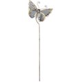 Design Imports Silver & Gold Butterfly Garden Stake