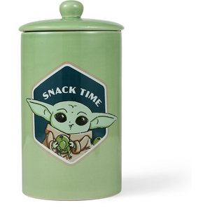 Fetch For Pets Star Wars Mandalorian Snack Time Dog Treat Jar