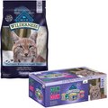 Blue Buffalo Wilderness Chicken Recipe Dry Food + Pate Variety Pack Duck, Chicken & Salmon Cat Canned Food