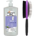 Hartz Groomer's Best Professionals 6 in 1 Lavender & Mint Scent Dog Shampoo + Combo Brush
