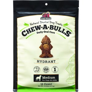Redbarn Chew-A-Bull Hydrant Medium Dental Dog Treat