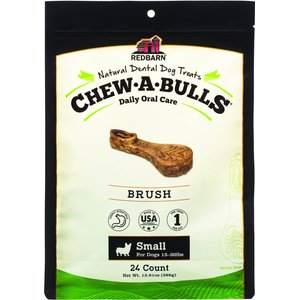 Redbarn Chew-A-Bull Brush Small Dental Dog Treat
