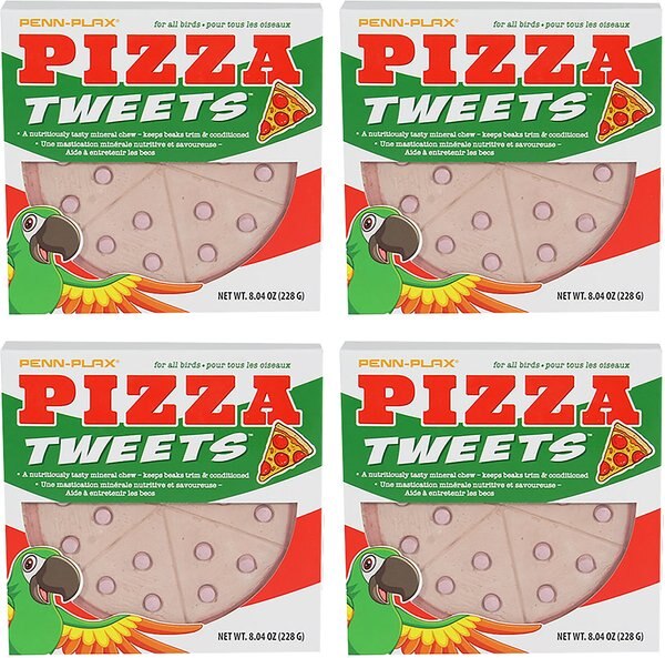 Penn-Plax Pizza Tweets Mineral Block Bird Treats, 4 count slide 1 of 4