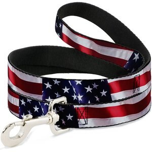 Buckle-Down American Flag Vivid Dog Leash